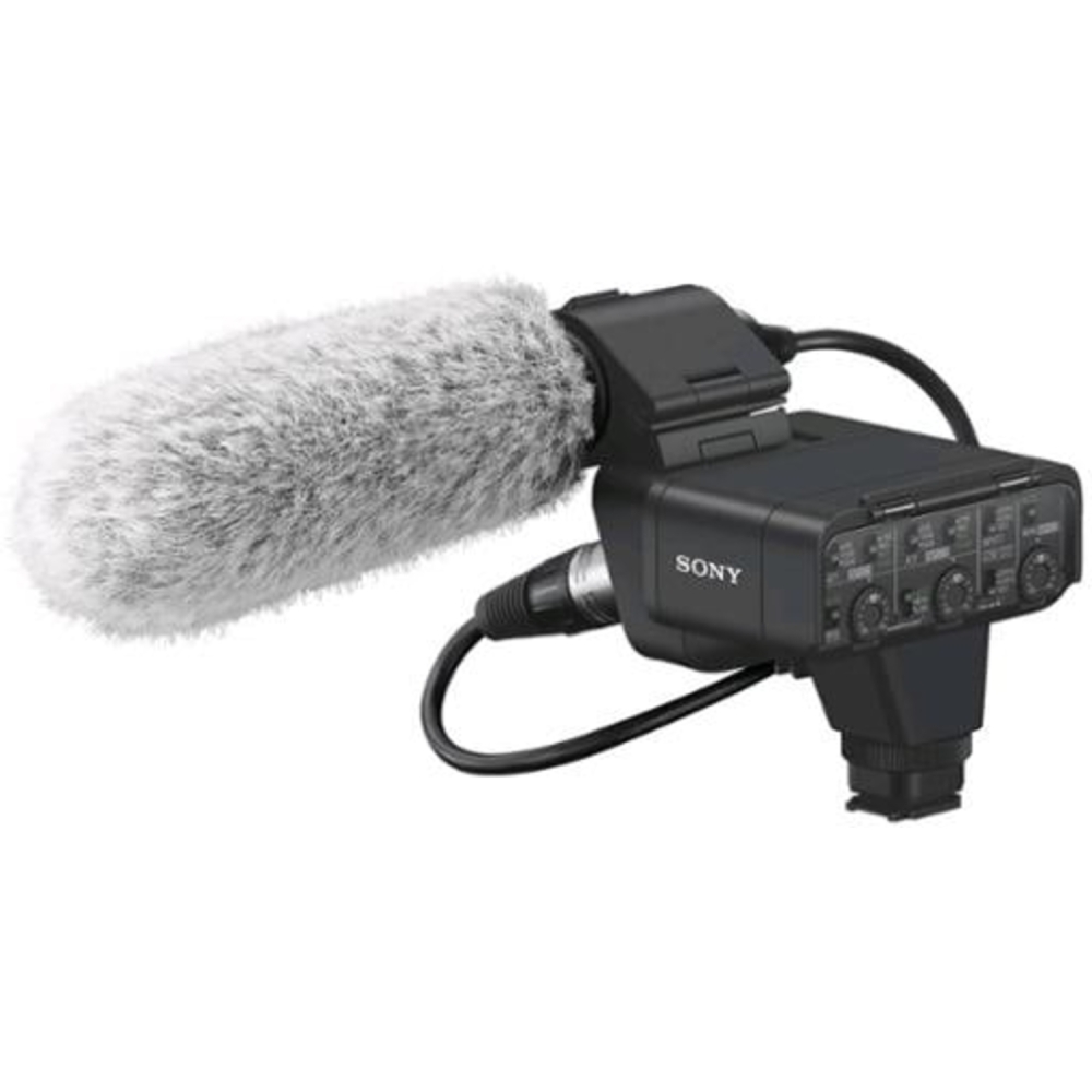 Sony XLR K3 M Adapter-Kit mit Shotgun-Mikrofon
